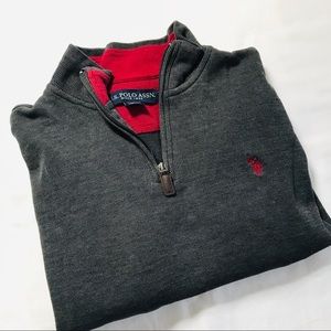 Polo Quarter Zip Sweater